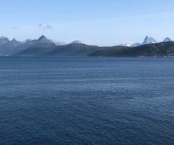 On the ferry on our way to Lofoten Islands.